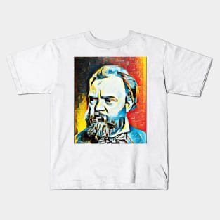 Antonín Dvořák Abstract Portrait | Antonín Dvořák Artwork 2 Kids T-Shirt